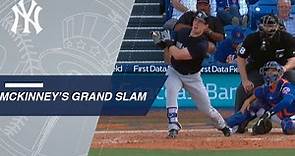 Billy McKinney launches go-ahead grand slam in 8th