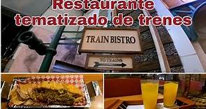 Conociendo Train Bistro, restaurante tematizado de trenes 🛤 🚂🚉