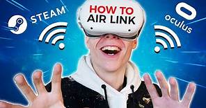 How To Use Air Link On Oculus Meta Quest 2 To Play Steam & Oculus VR Games