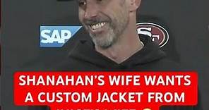 Kyle Shanahan’s wife wants a custom Kris Juszczyk jacket 😂 | NBC Sports Bay Area