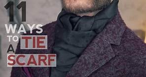 How To Wear a Scarf - 11 WAYS TO TIE A SCARF FOR MEN BY DANIEL ESSA