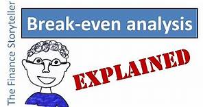 Break even analysis