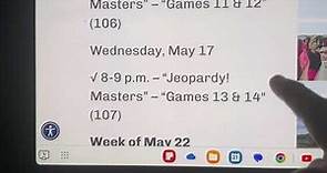 Jeopardy Masters 2023 tournament FULL SCHEDULE—dates, times, May 8 to May 24 on ABC🏆❤️👍👏🙏
