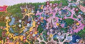 2019 Disneyland Paris 2 park guide maps