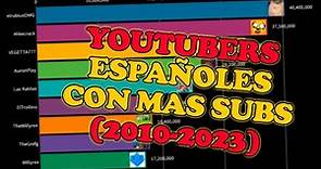 Top 10 youtubers españoles con más suscriptores (2010 - 2023)