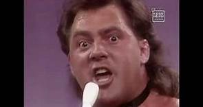 Brutus The Barber incites "Scary Sherri" (WWF 1989)