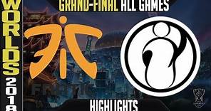 FNC vs IG Highlights ALL GAMES | Worlds 2018 Grand-final | Fnatic vs Invictus Gaming
