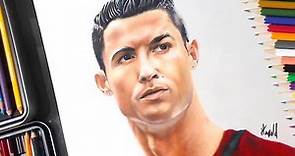 Dibujo de Cristiano Ronaldo speed drawing