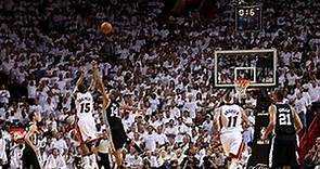 Mario Chalmers buzzer-beating bank shot in Game 7!