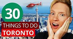 30 Things to do in TORONTO | Ultimate Toronto Travel Guide