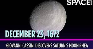 OTD in Space - Dec. 23: Giovanni Cassini Discovers Saturn's Moon Rhea
