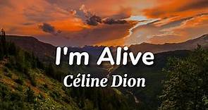 Céline Dion - I'm Alive Letra Español & Ingles