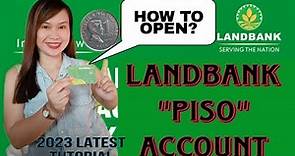Best for STUDENTS| How to Open PISO LANDBANK ACCOUNT | 3 easy steps