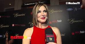 Brenda Strong Interview at 2013 "Gracie Awards" Gala Red Carpet ARRIVALS