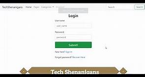 How to create Login Page using HTML, CSS, Bootstrap | Github code attached