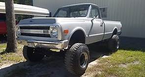 1970 chevy truck 4x4 conversion, 454 build