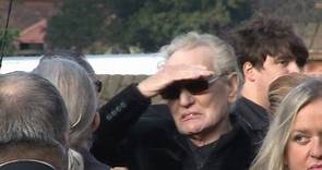 2014: Ginger Baker and Eric Clapton at Jack Bruce's funeral