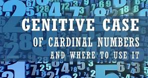 Intermediate Russian: Genitive Case of Cardinal Numbers