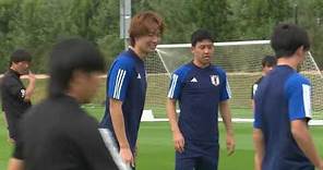 Japan defender Kou Itakura celebrates his 27th birthday with teammates｜板倉 滉｜Samurai Blue｜Asian Cup