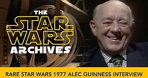 RARE Star Wars (1977) Sir Alec Guinness Interview on Parkinson Talk Show
