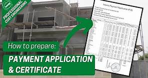 How To Prepare Payment Certificate For Projects | Contractor Payment Application