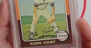 1975 Topps Robin Yount Rookie Card #shorts #vintagebaseballcards