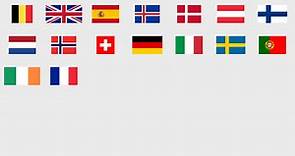 Western Europe: Flags - Flag Quiz Game - Seterra