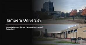 Tampere University, Hervanta Campus, Tampere, Finland - Campus Tour