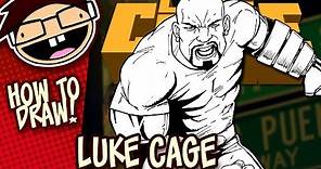 How to Draw LUKE CAGE (Comic Version) | Narrated Easy Step-by-Step Drawing Tutorial
