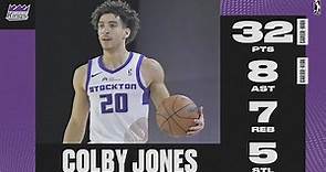 Colby Jones Drops Career-High 32 PTS, 8 AST, 7 REB & 5 STL in Win Over Stars