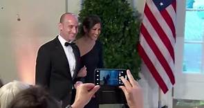 Stephen and Katie Miller attend 2019 WH State Dinner