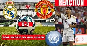 Real Madrid vs Manchester United 2-0 Live Stream preseason Friendly Football Match Score Highlights