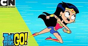 Teen Titans Go! | Wonder Woman's Other Origins Story | Cartoon Network UK