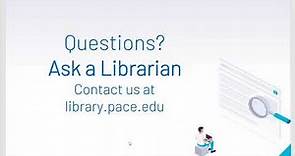 Pace Online: Library Orientation (2023)
