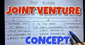 #1 Joint Venture - Concept - Financial Accounting -By Saheb Academy