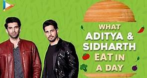 What I Eat In A Day With Aditya Roy Kapur & Sidharth Malhotra | Diet | Lifestyle
