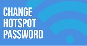 Change your hotspot password on Android and iPhone