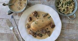 Creamy Chicken with Morel Mushroom sauce | Classic French Recipes