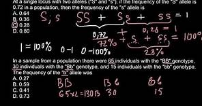 How to calculate allele frequency