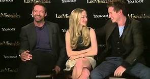 Les Miserables interview with Hugh Jackman, Eddie Redmayne and Amanda Seyfried