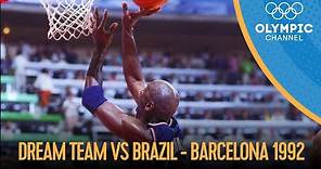 The USA's Dream Team v Brazil - Men's Basketball | Barcelona 1992 Replays