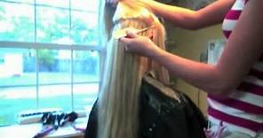 ~How to apply Fusion Hair Extensions!~by Brittany Greek Salon Jacksonville Fl The Salon of Jax Beach