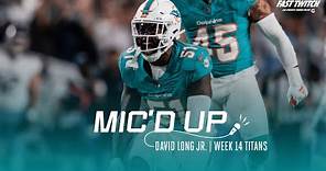 David Long Jr. mic’d up in Week 14 | Miami Dolphins
