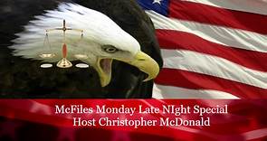 McFiles Monday Night Late Night Special- Host Christopher McDonald