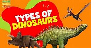 Types of Dinosaurs | Dinosaurs Names | Learn about Dinosaurs | Science for Kids