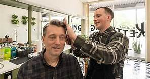 💈 Classic Haircut in Beautifully Preserved 1960s Ohio Barbershop | Kettering Barbering Company