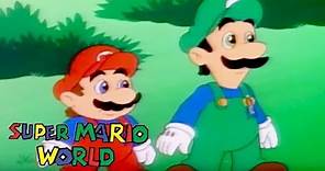 Super Mario World | A LITTLE LEARNING | Super Mario Brothers | Cartoons For Kids