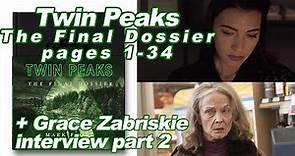 Twin Peaks: The Final Dossier pages 1-34 + Grace Zabriskie interview 2
