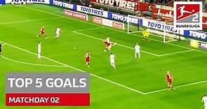 Top 5 Goals Bundesliga 2 – Monster Long Range Goal & More | Matchday 02 - 2021/22