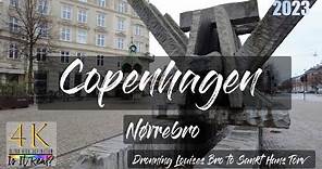 Copenhagen, Denmark | Nørrebro | Nørrebrogade | Sankt Hans Torv | City Tour | 4K | Winter | 2023